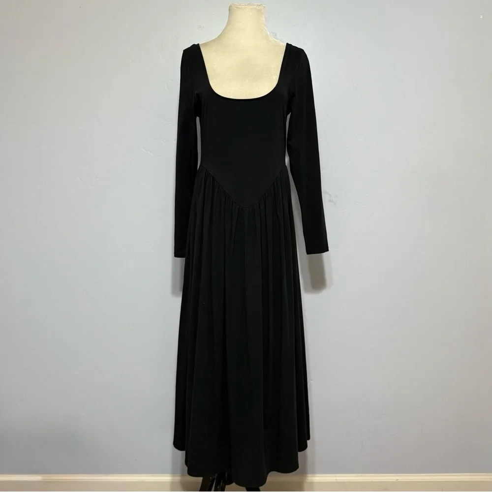 Future Collective Black Long Sleeve Dress - Picture 3 of 6